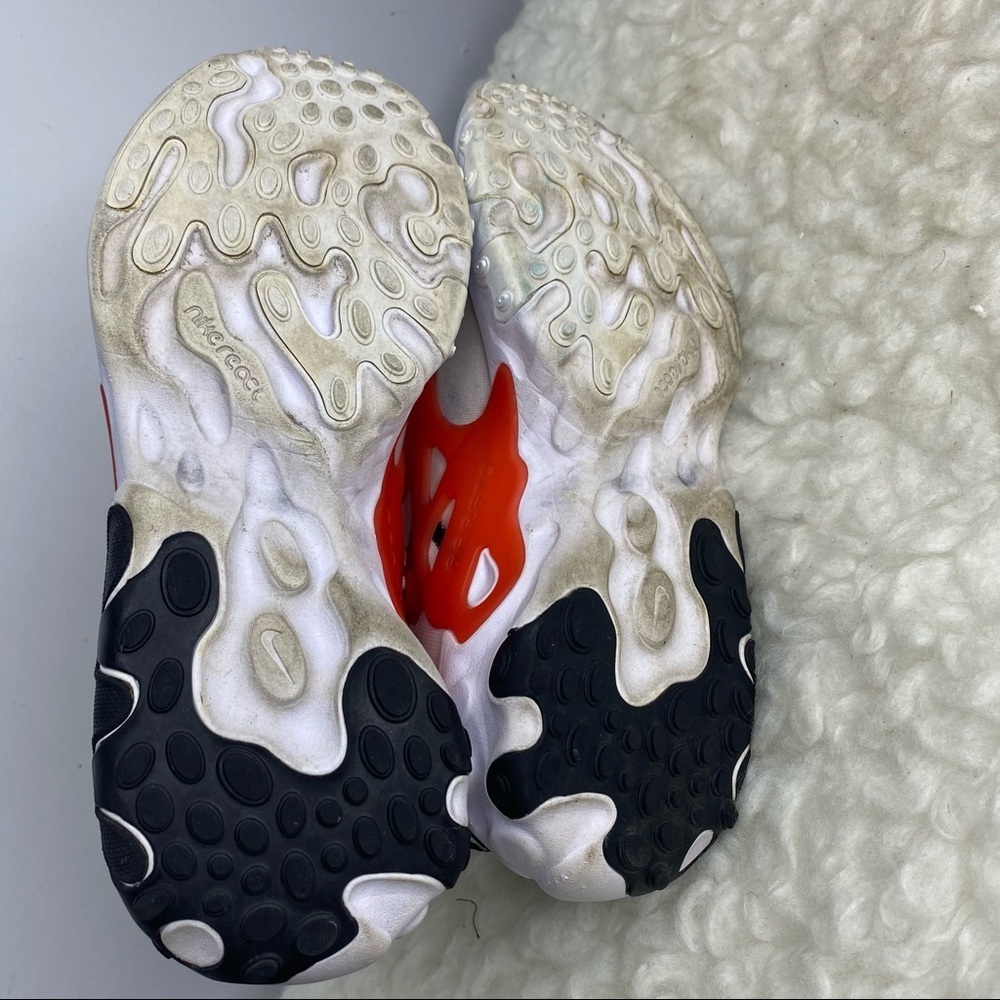 Nike Presto React White University Red Men's Size 8 CU4898-100 - Picture 8 of 9